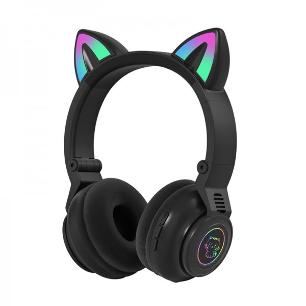 Bluetooth Геймърски слушалки Котка
