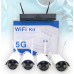 Комплект за видеонаблюдение 4 камери 5G WIFI KIT NVR Onvif