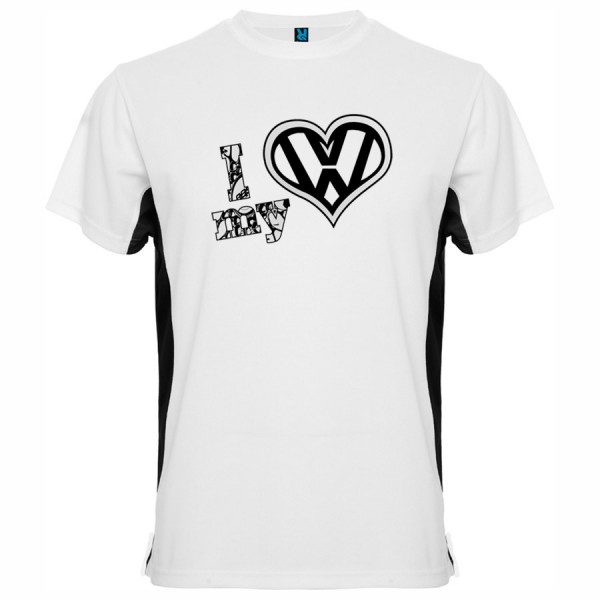 Мъжка тениска VW love