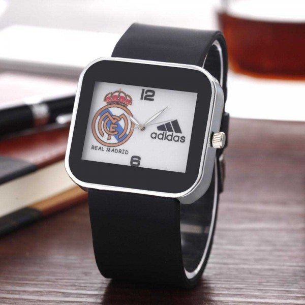 Силиконов часовник Real Madrid black Силиконов часовник Real Madrid black