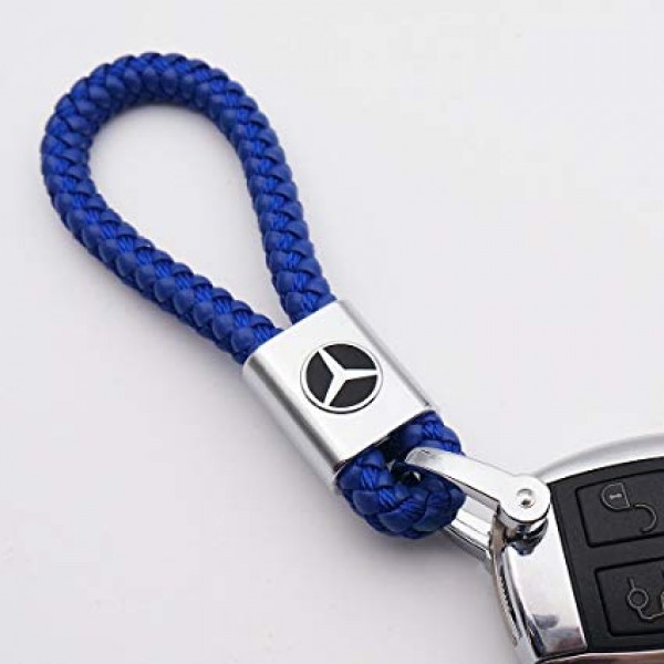 Кожен ключодържател Mercedes blue Кожен ключодържател Mercedes blue