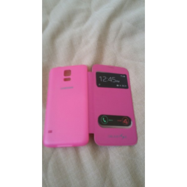 Flip case Samsung Galaxy S5 - розов