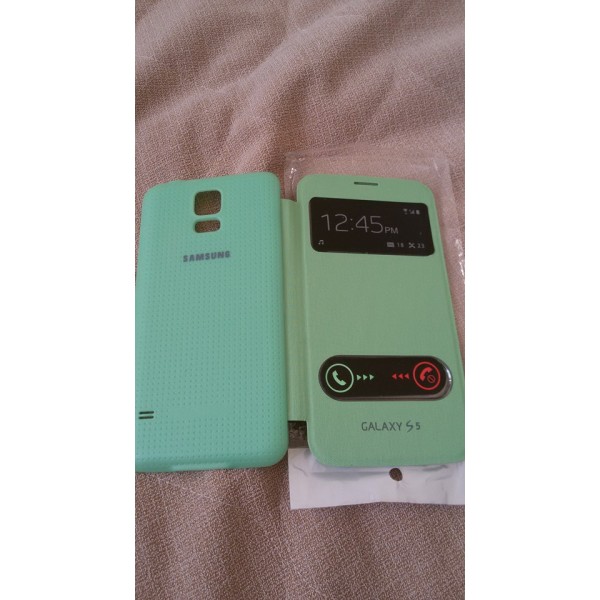 Flip case Samsung Galaxy S5 - зелен